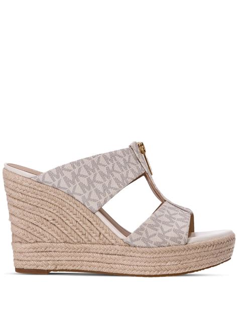 wedge olivia michael kors|michael kors leather wedge.